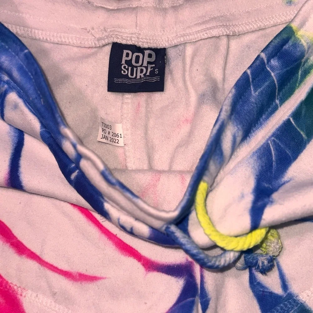 Pop Vibrant Tie-Dye Athletic Shorts